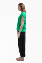 Görseli Galeri görüntüleyiciye yükleyin, Kadın Green Basic Cotton T-Shirt
