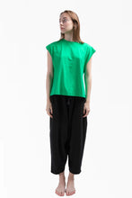 Görseli Galeri görüntüleyiciye yükleyin, Kadın Green Basic Cotton T-Shirt
