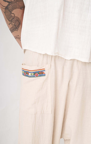 Sand Baggy Etnik Pantolon - Erkek