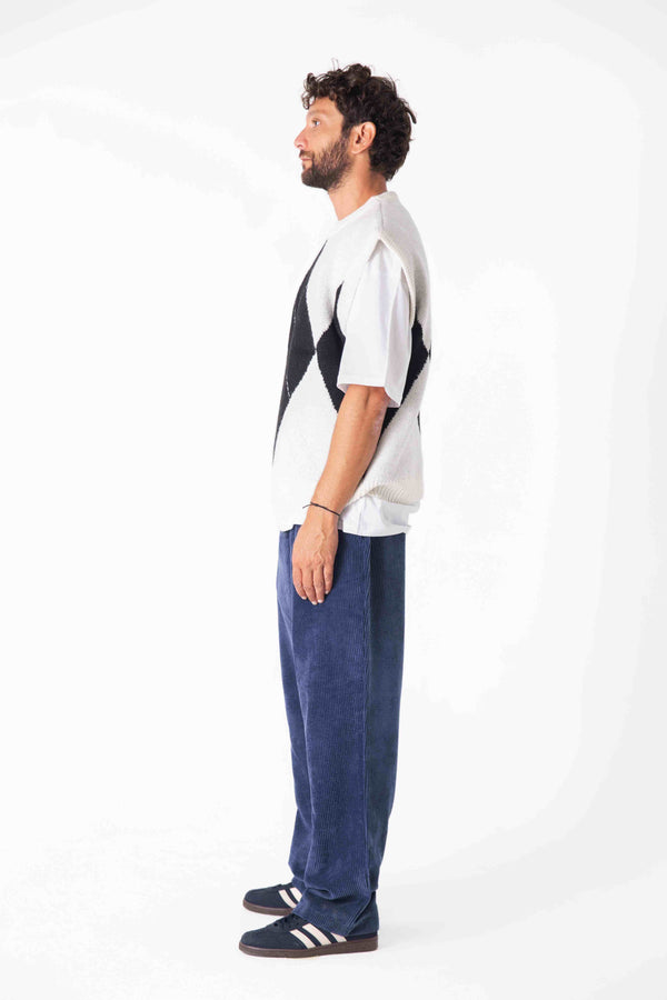 Silver Night Desenli Triko Kazak - snugbrandwear