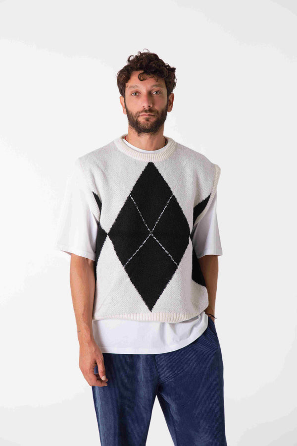 Silver Night Desenli Triko Kazak - snugbrandwear