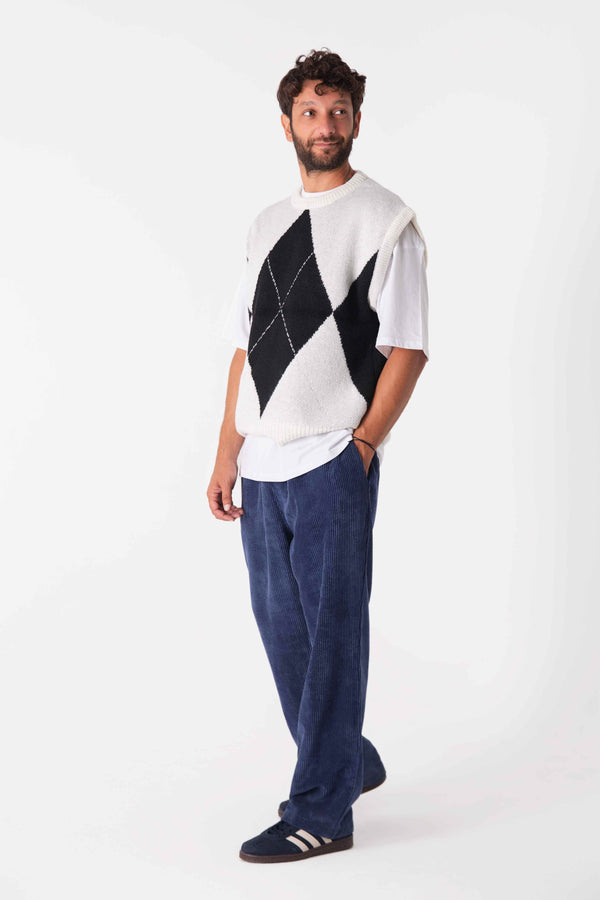 Silver Night Desenli Triko Kazak - snugbrandwear
