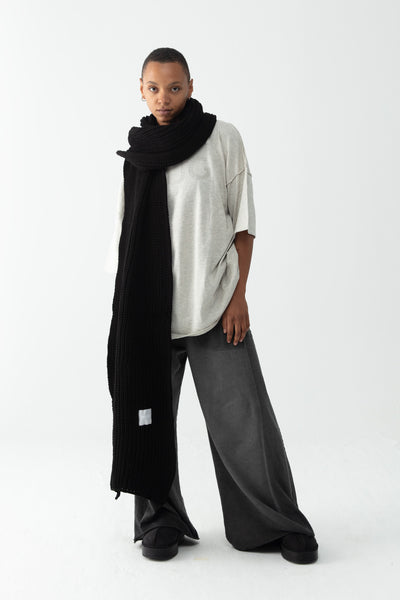 Night knitted oversize wrapper