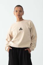 Videoyu Galeri görüntüleyiciye yükleyin ve burada izleyin, Spiral unisex bej sweatshirt
