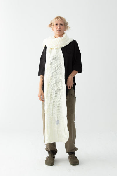 Snow knitted oversize wrapper